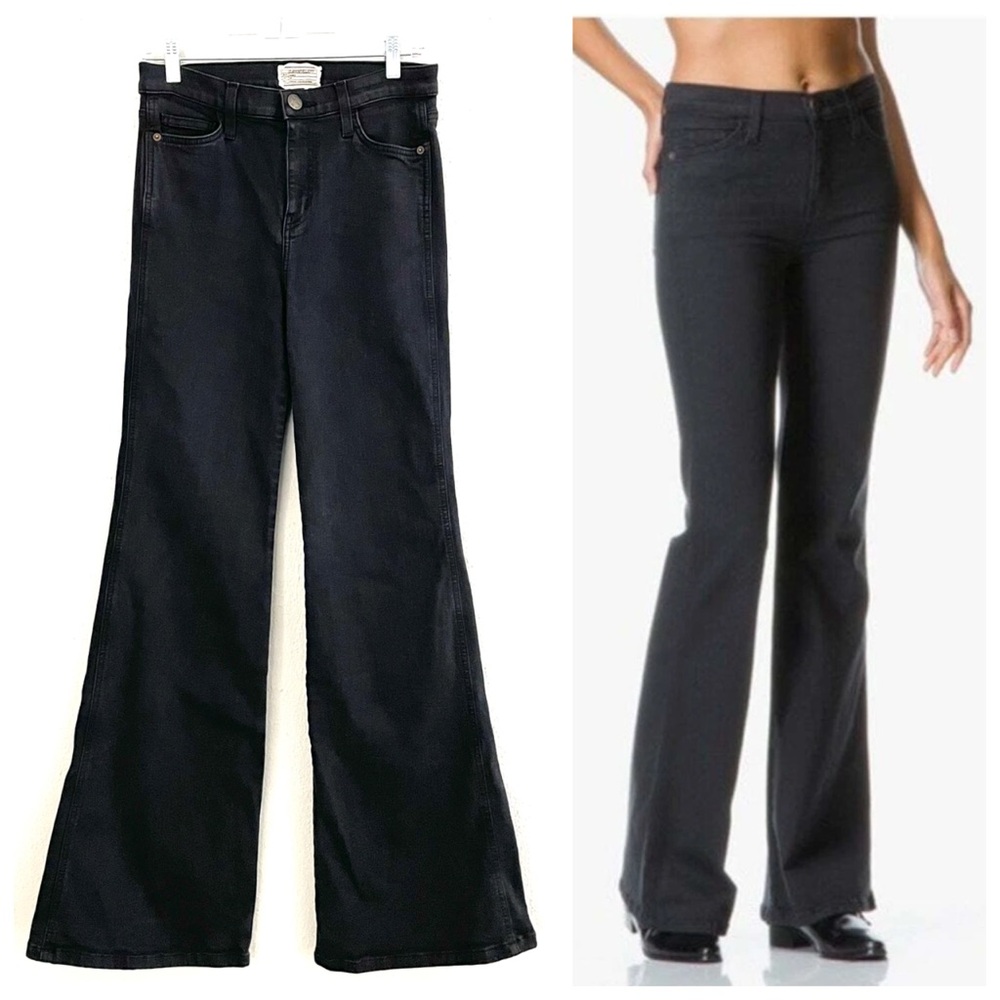 Current Elliott The Girl Crush 70s Vintage Inspired Jeans in Black Size 28